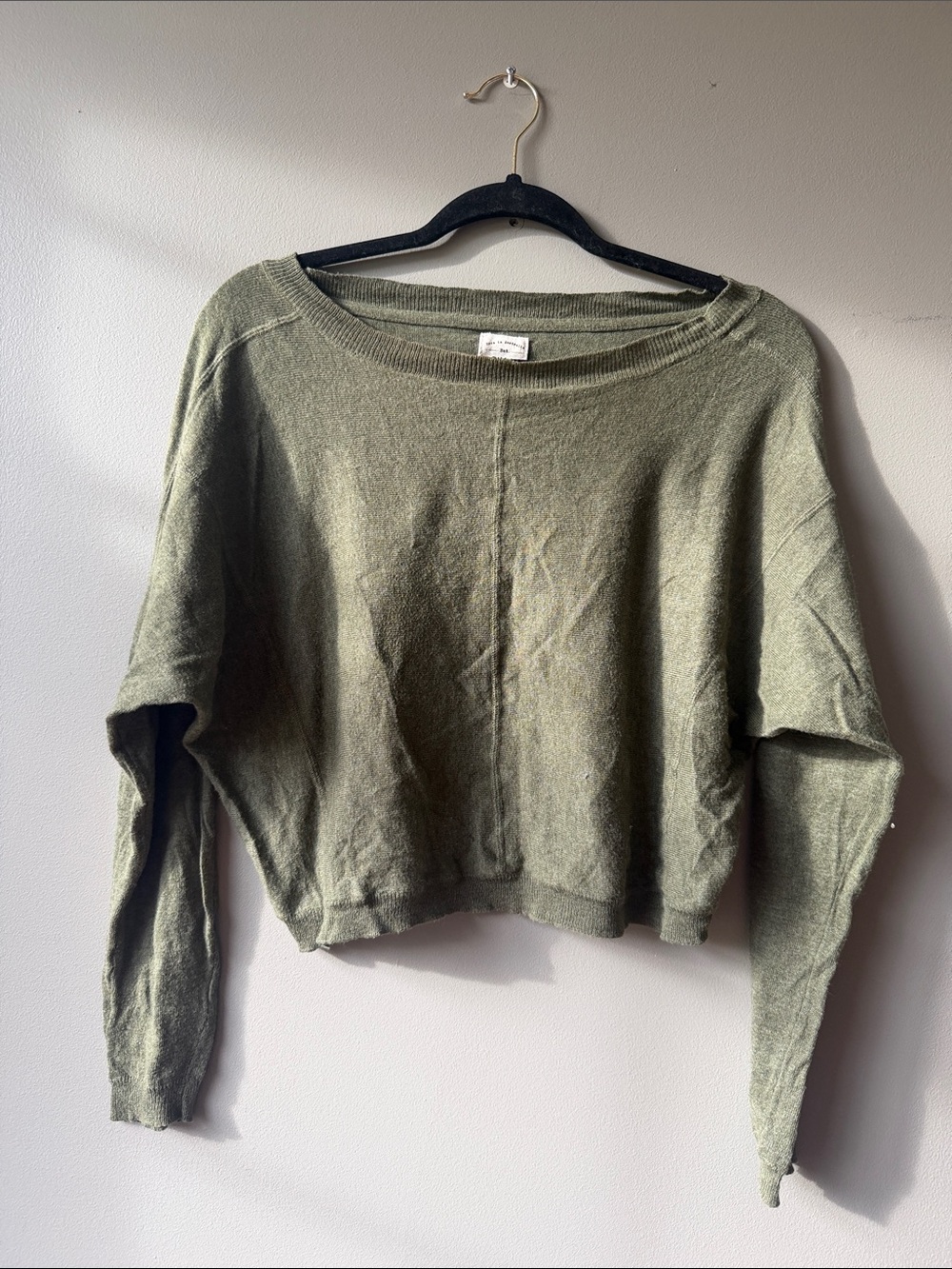 Billabong Olive Green Women's Crewneck Sweater